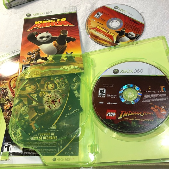 LEGO 2 games Indiana Jones and Kung Fu Panda Combo (Xbox 360) Tested Complete - Picture 4 of 5